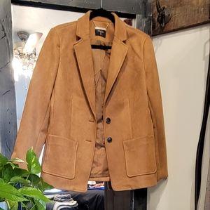 Faux Leather Oversized Jacket